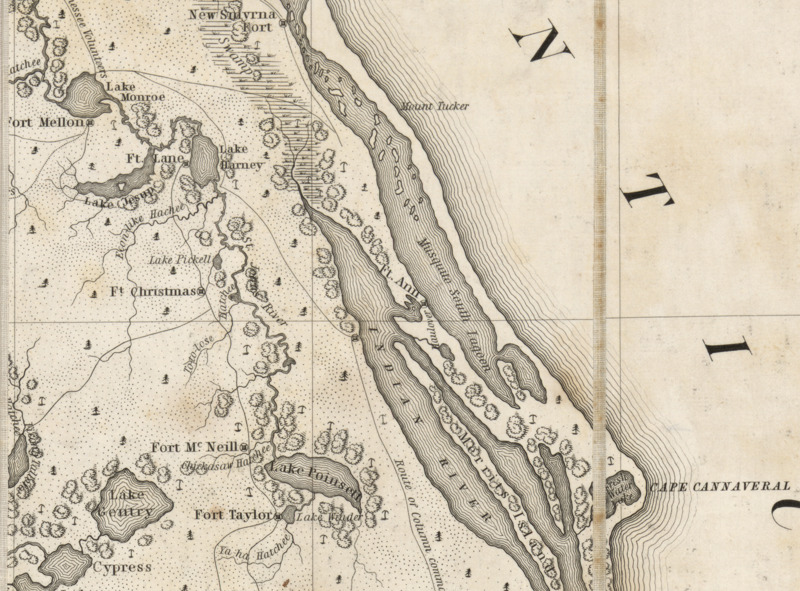 The Haulover at the time of the Second Seminole War, 1838