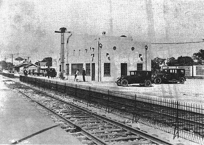 The station during the 1920s