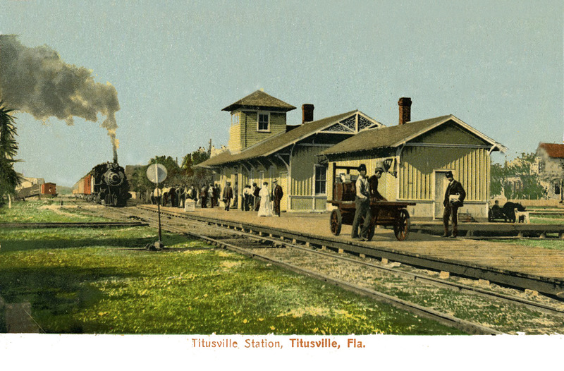 The original Titusville station, built in 1893